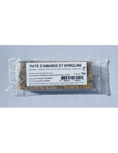 Barre énergétique spiruline bio - 30 g