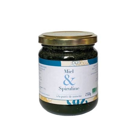 Miel à la spiruine bio 250 g