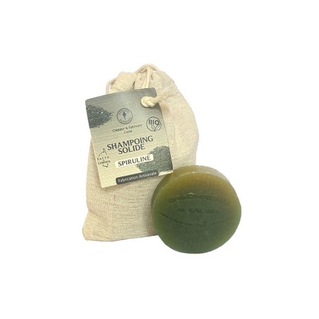 shampoing solide spiruline