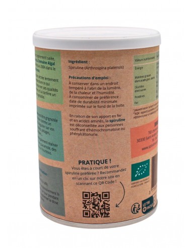 Spiruline en Poudre Bio – sachet de...