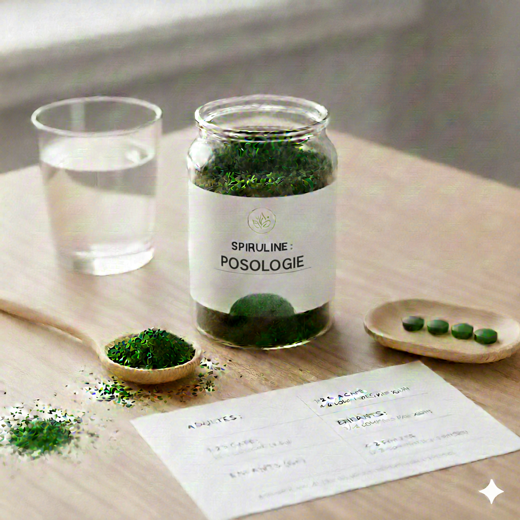 posologie de la spiruline en poudre